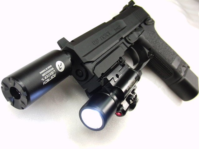 エアガンレビュー BATON airsoft バトンエアソフト BH-USP Tactical CO2ブローバックガスガン