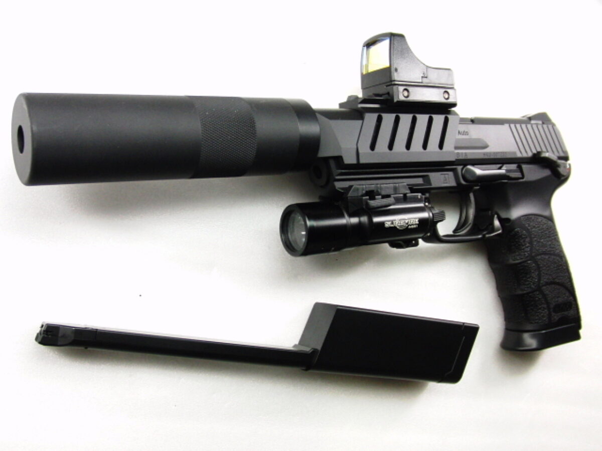 実射レビュー】東京マルイ HK45 — セミフル切り替え式電動
