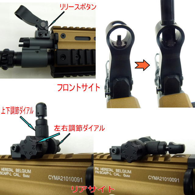 エアガンレビュー　CYBERGUN/CYMA CM063 FN SCAR-L スカーL フルメタル電動ガン