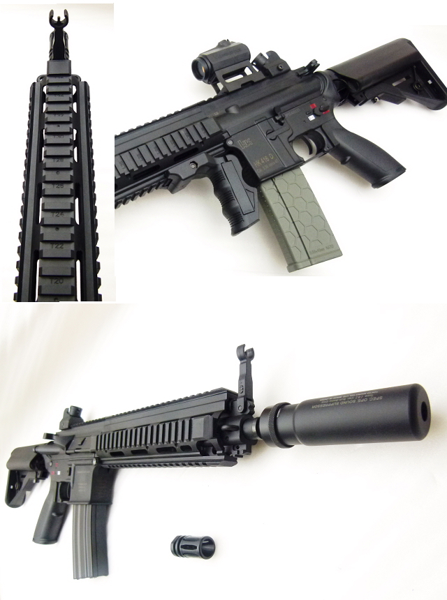 エアガンレビュー S&T HK416D10RS-G3電子トリガー電動ガン