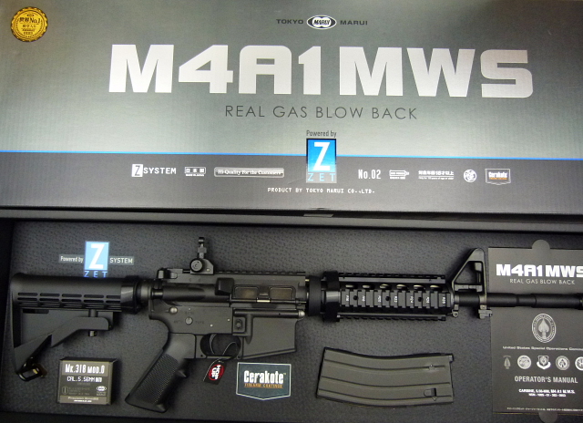 エアガンレビュー 東京マルイ　M4A1 MWS ブローバックガスガン