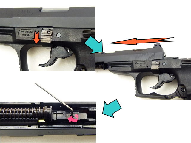 エアガンレビュー マルゼン　WALTHER P99 ワルサーP99 ブローバックガスガン