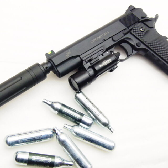 Carbon8 M45DOC NiteShift CO2ガスガン 一式 Amazon.co.jp: [Carbon8] M45DOC NiteShift ナイトシフト Co2