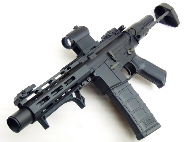 エアガンレビューDMT AIRSOFT DMT-04B AR15 Custom 7" PDW
