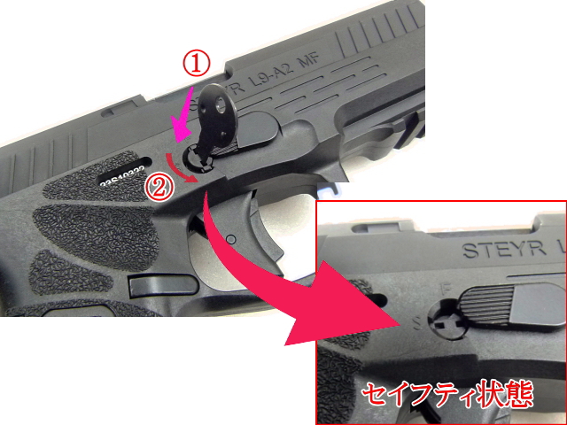 カーボネイト STEYR L9A2 CO2ガス